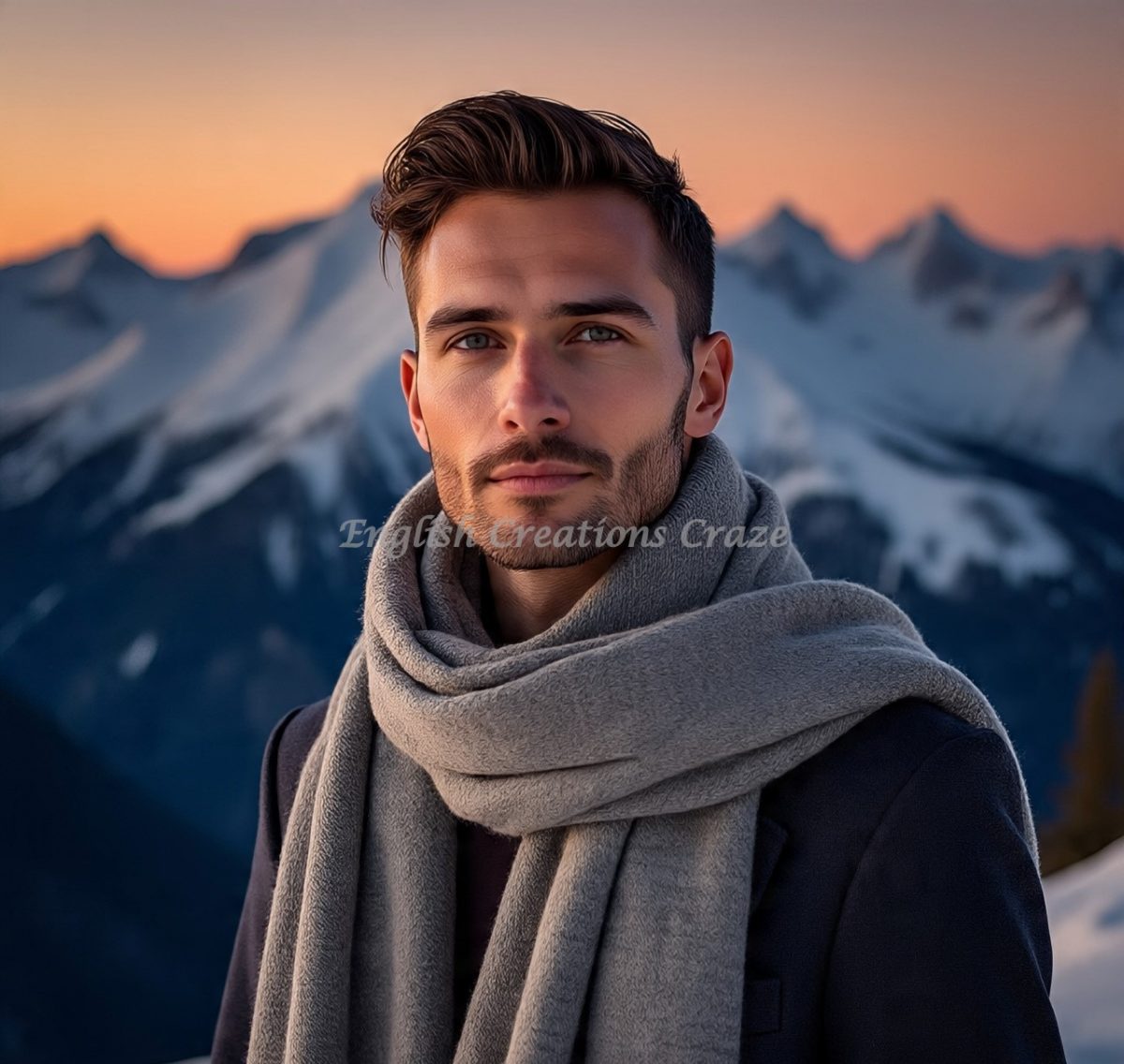 Sciarpe da uomo in lana d’agnello