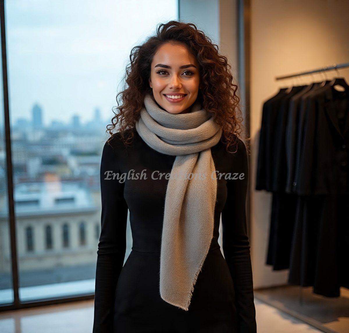 Sciarpa in mohair tinta unita