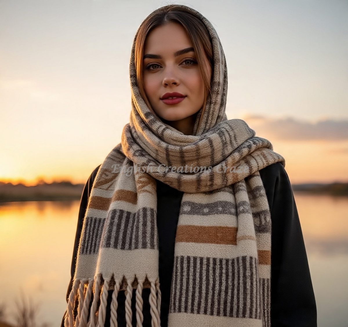 Sciarpe in mohair firmate